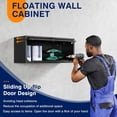 thumbnail image 6 of Studyset Wall Mounted Storage Cabinet,Metal Garage Cabinet with Doors,Garage Storage, Medicine, Steel Utility, Floating Tool Cabinet,Assembly Required Gray, 6 of 6