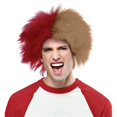 thumbnail image 1 of Sports Fun Red Gold Wig Costume, 1 of 1