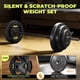 thumbnail image 5 of Juego Barbell AboveGenius de 20,4 kg con barra de 130 cm y pesas ajustables, 5 of 9