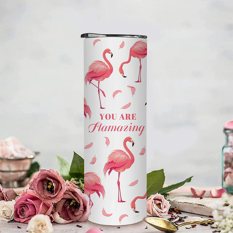 Flamingo Tumbler-Flamingo Gifts for Women-Pink Flamingo Cup