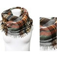 thumbnail image 2 of TD Collections Kids Flannel Infinity Scarf, 27" x 20", Mustard, 2 of 3