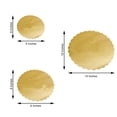 thumbnail image 3 of Efavormart Set of 18 - Metallic Gold Round Cake Boards, Scalloped Edge Cake Circle Base - 6"-8"-10" for Birthday Cake Decorations, Cookies, Pies, Cupcakes, Muffins, Pizza Serving, 3 of 11