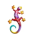 thumbnail image 1 of Arte De Pared Gecko De Metal, Lagarto De Metal Hueco De Hierro Forjado Para Colgar En La Pared, Decoración De Jardín Para El Hogar Para Fijar En Árboles Y Vallas Minnieouse HA042565-02, 1 of 6