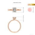 thumbnail image 5 of ANGARA Natural 1.17 ct Diamond Solitaire Engagement Ring in 14K Rose Gold for Women (Size-7x5mm| Color-K| Clarity-I3) | April Birthstone, Anniversary, Jewelry Gift for Women | Natural Diamond Ring, 5 of 10