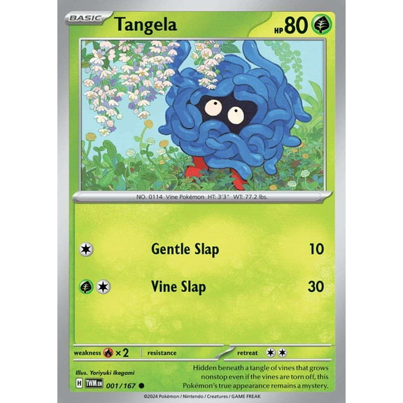 Pokemon Scarlet & Violet Twilight Masquerade Common Tangela #1