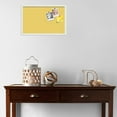thumbnail image 3 of PinPix 22x14 Custom Cork Bulletin Board Honey Pastel Poster Board Has a Fabric Style Canvas Finish, Framed in Honey Pastel, by ArtToFrames (PinPix-1810), 3 of 5