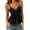 WenDA01_Black, variant on Spaghetti Strap Tank Tops for Women Flowy Hem Ruffle Bow Tie Wrap Cami Shirts Sleeveless Deep V Neck Camisole Women's Tops Black, S