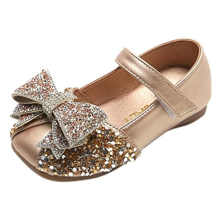 

GEZHEN Toddler Rain Boots Children S Soft Soled Rhinestone Sequin Bow Princess Shoes Dance Stage Performance Single Girls Kids Child Crystal Non Slip Girl S Shoes Kids Boots