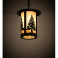 thumbnail image 1 of Meyda 183605 10 in. Fulton Tall Pines Pendant, Beige Craftsman Brown Green Trees, 1 of 1
