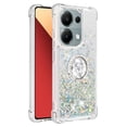 thumbnail image 2 of Funda para Xiaomi POCO M6 Pro 4G con Brillo Líquido Flotante, Purpurina, Parachoques y Anillo Giratorio Soporte, 2 of 5