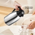 thumbnail image 3 of Thermal Coffee Jug Stainless Steel Carafe Vacuum Insulated Bottle Thermal Carafe Pitcher With Lid 2L, 3 of 6
