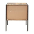thumbnail image 6 of Kepooman Set of 2 Wooden Storage Cabinet, Farmhouse Nightstand Side End Table for Bedroom Living Room,Brown, 6 of 12