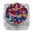 thumbnail image 2 of RZDLIZJ Body Glitter Gel,1 Shape Red White and Blue Face Glitter,4th of July Accessories Hair Glitter for Kids,4th of July Outfits USA Accessories for Women,Blue Face Glitter for Independence Day, 2 of 8