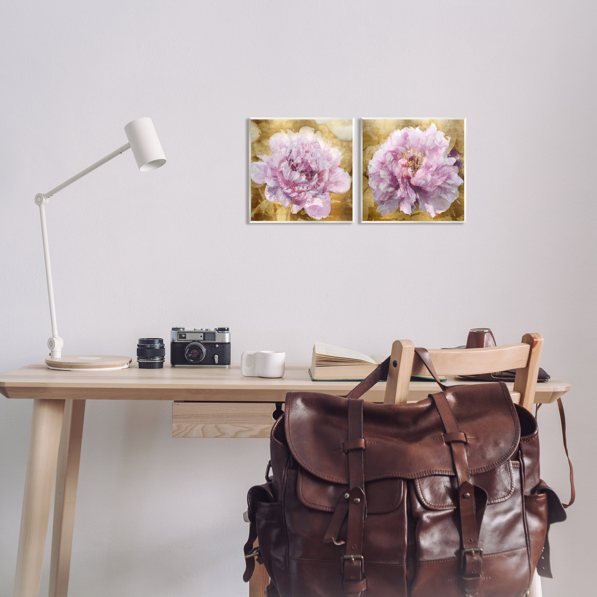 Stupell Industries Abstract Pink Flower Buds Botanical & Floral Painting Unframed Art Print Wall Art, 12 x 12