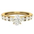 thumbnail image 5 of Engagement Rings For Women - Oval Cut 14K Gold 1.00 CT (K,I1) GIA Certificate, 5 of 7