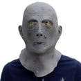 thumbnail image 1 of Máscara de látex con cabeza de anciano para disfraz de carnaval de Halloween, 1 of 1