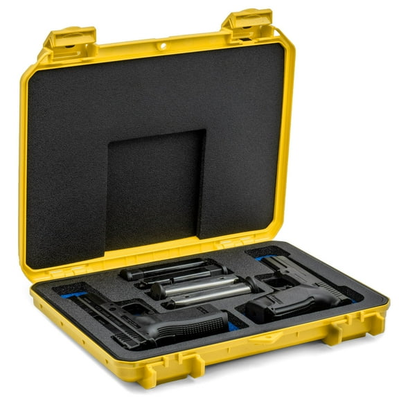 Seahorse 85 Two Gun Case, Yellow