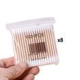 thumbnail image 3 of Fridja High Quality 800pcs Soft Bag Wood Stick Double Head Cotton Swab Sanitary Swab for Kitchen, 3 of 9
