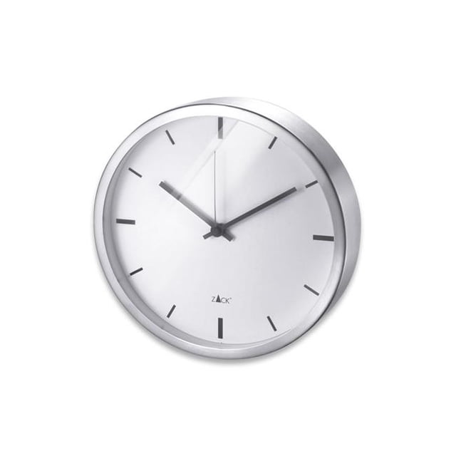 Zack 60060 DURATA wall clock Quartz 9.45 inch. Stainless Steel