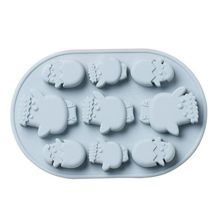 

Thinsont Easter Festival Series Silicone Cake Mold Lovely Rabbit Egg Ice Cube Chocolate Candy Custard Baking Mold Kitchen Mold
