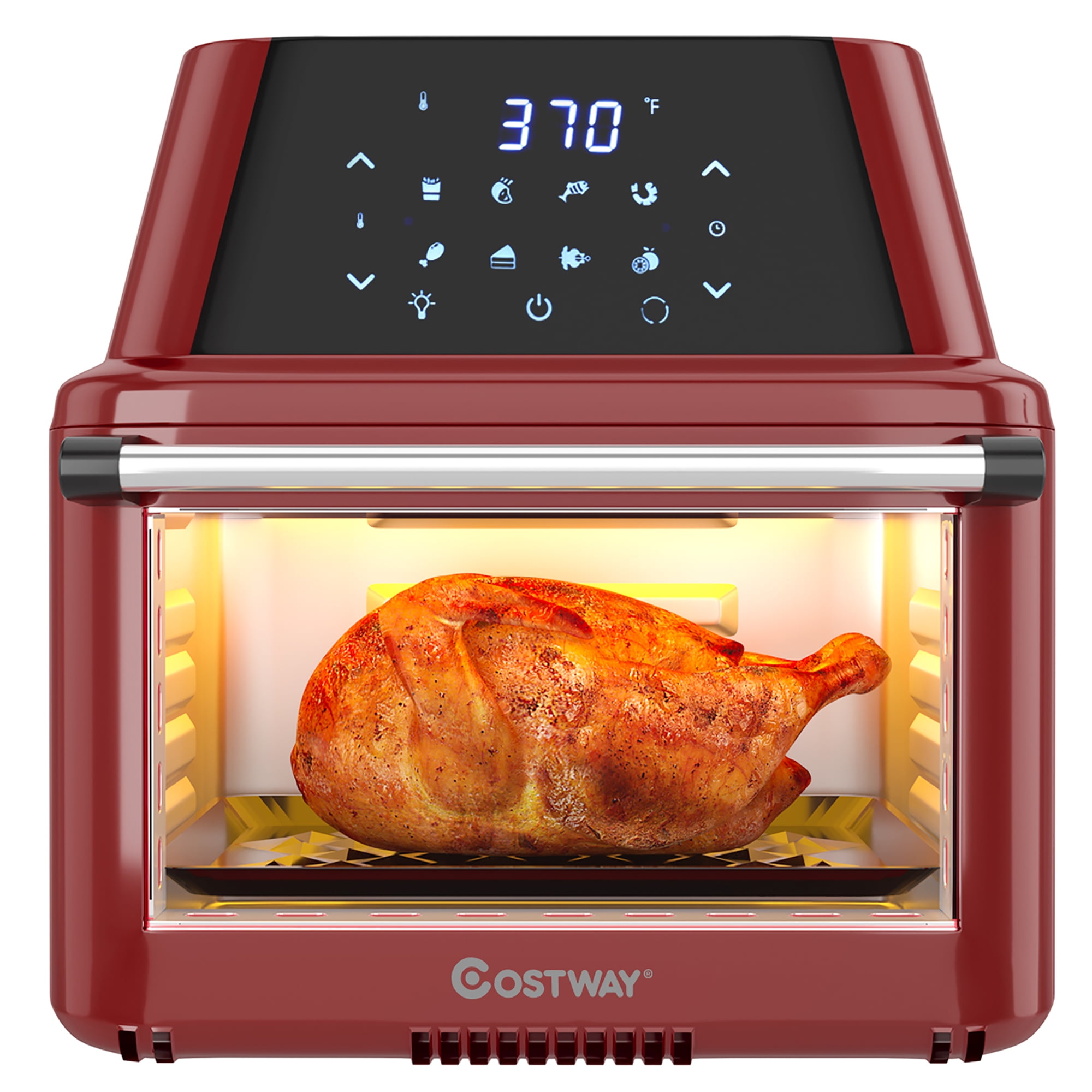 Costway 19 QT Multifunctional Air Fryer Oven Dehydrator Rotisserie w