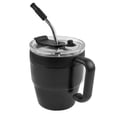 thumbnail image 2 of Paquete con 20 piezas de Taza acero inoxidable tapa push con popote negro 12 x 6.5, 2 of 4