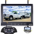 thumbnail image 1 of Cámara de respaldo inalámbrica para Furrion RV: Grabación de 7 pulgadas Plug-Play Fácil configuración Camión Remolque Cámara de visión trasera Monitor con botón táctil Pantalla dividida 4 canales AMTI, 1 of 5
