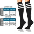 thumbnail image 3 of Running New Compression Socks Soccer Stockings 20-30 Mmhg Men Women Sports Socks For Marathon Cycling Football Varicose Veins YS001-173-LightGray S-M EUR 35-40, 3 of 6