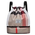 thumbnail image 1 of Bolsa de gimnasio Fiudx para mujer bolsa de natación con separación de ropa seca y húmeda almacenamiento de playa equipo deportivo mochila pequeña, 1 of 2