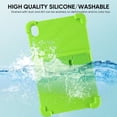 thumbnail image 7 of Allytechgroup Kids Case for Onn 7 Inch Tablet 2024 (Model:100135924), Onn 7 2024 Case, Silicone Shockproof Case with Kickstand Rubber Soft Shell Protective Cover for Boys Girls Children, Green, 7 of 7