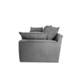 thumbnail image 3 of Sofá de 3 Plazas ALTEREGO DESIGN Tapizado Color Gris Oxford, 3 of 4