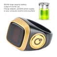thumbnail image 3 of Anillo De De Contador De Cuenta, Anillo De Dedo De Contador De Cuenta Digital Portátil De Regalo Con Pantalla De 0,49 Pulgadas Con Alarma De Vibración Para Amigos Musulmanes, 3 of 7