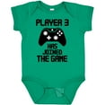 thumbnail image 3 of Inktastic Player 3 Has Joined the Game Boys or Girls Baby Bodysuit, 3 of 5
