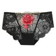 thumbnail image 1 of Aayomet Culottes Grande Taille pour Femmes, String Ouvert, Lingerie, Pyjama (Noir, G), 1 of 5