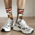 thumbnail image 5 of Goofa Cartoon Scottish Duck Printed Men's Crew Socks, Soft Durable Breathable Moisture-Wicking with Odor Control Cotton socks, 5 of 9