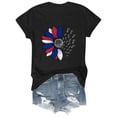 thumbnail image 4 of Sweet Home Farm Patriotic Shirts for Women Fashion Workout T Athletic Plus Size Tops Summer Trendy Clothes 2025 Spring Tee Short Sleeve Shirts Black, 4 of 9