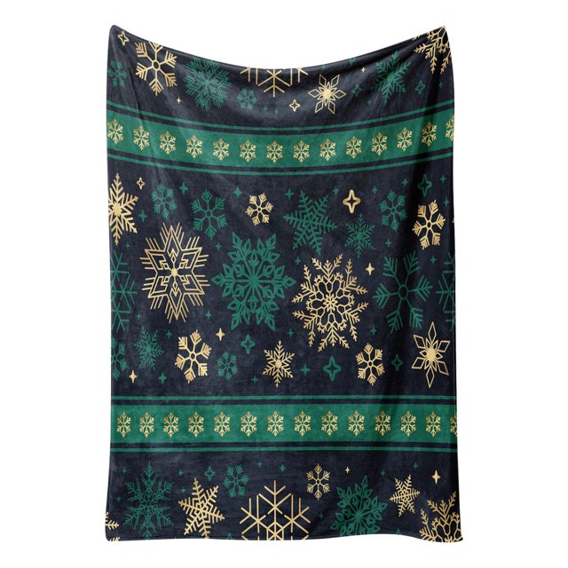 LSLJS Christmas Throw Blanket Holiday Throw Blanket, Christmas Flannel Digital Printed Conditioning Blanket Gift Blanket Nap Blanket