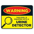 thumbnail image 1 of Funny Pool Sign, This Pool is Equipped with A Urine Detector Sign,, 1 of 8