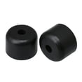 thumbnail image 4 of BQLZR 8PCS Black Plastic Cylindrical Furniture Leg Round Sofa Couch Legs 3.5CMx5CM, 4 of 5