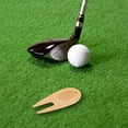thumbnail image 2 of Miangastore 15Pcs Bamboo Golfs Divot Forks Portable Divot Tools Fairway Trimmer (Khaki), 2 of 8
