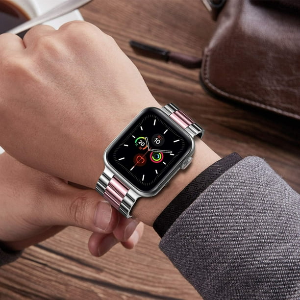 Apple watch 4 metal band discount