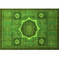 thumbnail image 1 of Ahgly Company Indoor Rectangle Oriental Green Modern Area Rugs, 2' x 4', 1 of 4