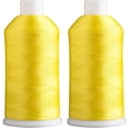 thumbnail image 1 of Superpunch SuperB Jaune Citron 633 Fil à Broder en Polyester, 5000 m, Lot de 2, 1 of 2