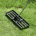 thumbnail image 2 of Costway Lawn Leveling Rake 30" x 10" Heavy Duty Level Lawn Tool for Garden Backyard/Lawn Black, 2 of 10