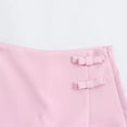 thumbnail image 5 of 2025 Pink White Mini Skirt Woman Fashion Bow Skort For Women Summer Slit Short Skirt Woman Split High Waist Skirt Shorts, 5 of 9