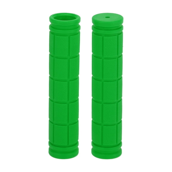 Unique Bargains Bike Handlebar Grips Covers 120mm Long Lightweight Bicycle End Grips Protector Green 1 Pair