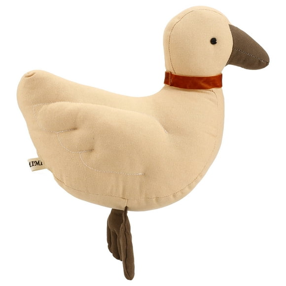 Duck Cotton Pillow Toy, Soft Cute Cotton Duck Animal For Bedroom For Children Brown
