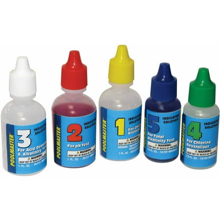 Poolmaster Replacement Indicator Solutions #1 - #5