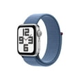 thumbnail image 1 of Apple Watch SE2 44mm GPS boîtier aluminium argent avec boucle denim, 1 of 3