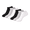 Black White, variant on Hanes Women's No Show Socks, Originals Supersoft, 6-Pack, Size 5-9